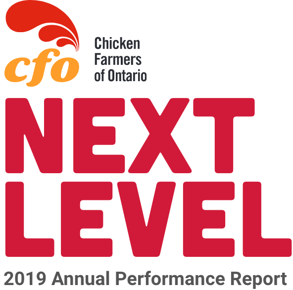 Chicken Farmer's of Ontario. Next Level. 2019 Annual Performance Report