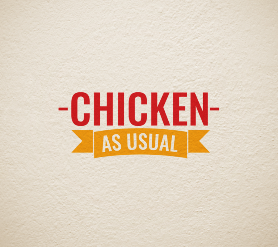 The chicken as usual logo